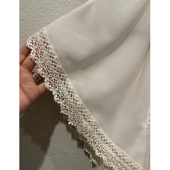 VICTORIA'S SECRET Antique White Lace Blouse - Picture 3 of 6